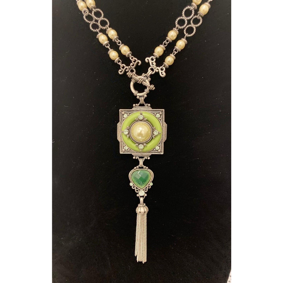 Green necklace and bracelet bundle - Picture 10 of 10